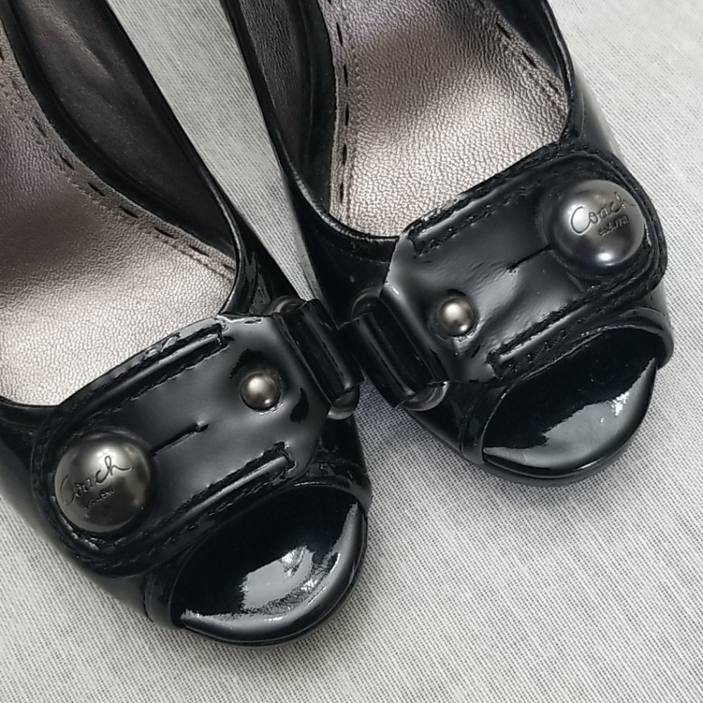 Coach Dorita Black Pump - Size 7 - Picture 3 of 7